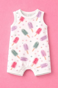 Traje sin Mangas para Bebé 100% Algodón, Personalizable, Unisex, Informal, Suave, Transpirable, de Secado Rápido, Ligero, para Verano - Product Image 6