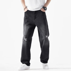 MEESAM LEATHER HOSIERY Jeans de Mezclilla Unisex 100% Algodón de Secado Rápido, Cintura Alta, Corte Recto, Estilo Vintage, para Invierno - Product Image 5