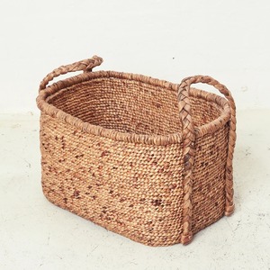 Natural Seagrass <b>Storage</b> <b>Basket</b> With Handles - Product Image 2