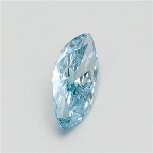 Diamante azul marquesa de corte intenso, cultivado en laboratorio, certificado por IGI, diamante azul suelto para anillo de compromiso personalizado de 1 a 5 quilates VVS - Product Image 5