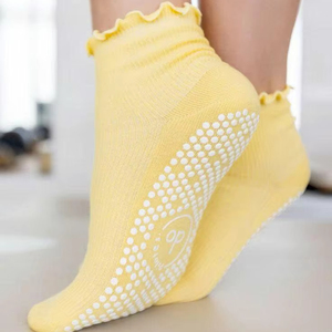 Calcetines Deportivos Heart Grip, Antideslizantes, de Algodón Elástico, Transpirables, Cómodos, para Yoga, Pilates, Fitness, Modernos, para Entrenamiento en Interiores - Product Image 5