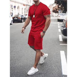 Conjunto de Camiseta y Pantalones Cortos de Verano para Hombre, Estilo Hip-Hop, Transpirable, Tejido de Punto, Material Premium, Logotipo Bordado en la Parte Delantera, Ligero, 2 Piezas - Product Image 3