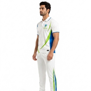 Uniforme de Cricket Personalizado con Doble Costura, Camiseta Deportiva Ligera, Transpirable, Antibacteriana y de Secado Rápido de Alta Calidad con OEM - Product Image 5