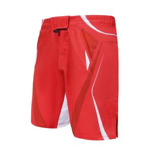 Shorts de combat MMA durables et extensibles pour l'entraînement de Muay Thai et de boxe, impression par sublimation personnalisée, respirants et à séchage rapide - Product Image 2