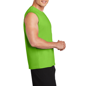 Breathable <b>Moisture</b> Wicking Quick Dry Eco-Friendly Mens Tank Top Custom Logo Customizable Design for Fitness Training - Product Image 3