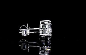 Boucles d'oreilles clous luxueuses en diamant de laboratoire taille cœur, plaqué or massif, éclat brillant, bijoux fins élégants pour cadeau de mariage - Product Image 4
