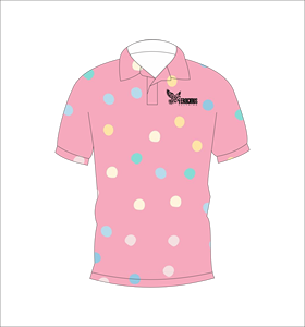 เสื้อโปโลผู้ชายลายจุดแบบกำหนดเองเสื้อโปโลกอล์ฟแขนสั้นเสื้อโปโลกีฬาลำลองคุณภาพสูงพิมพ์ลายด้วยเทคโนโลยีซับลิเมชัน - Product Image 6