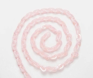 Chaîne en résine de haute qualité avec revêtement Aurora, chaîne colorée, fournitures de bijoux, chaîne à maillons - Product Image 6