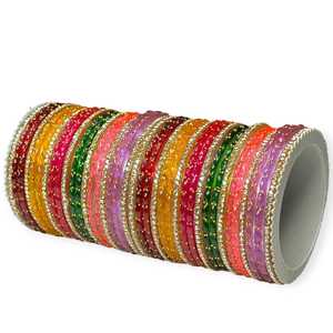 กำไลข้อมือแบบกุนโกร่ววิบวับคุณภาพสูง 100% ทองคำแคชเมียร์ จัมกี สำหรับงานแต่งงาน งานปาร์ตี้ ราคาขายส่ง ปรับแต่งได้ ทำจากสแตนเลส - Product Image 3
