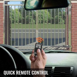 Apriscatole elettrico da 80W apriporta automatico a oscillazione singola apriporta da 18 piedi con velocità da 16 Mm/s Kit completo Push/Pull-to-Open telecomando per garage - Product Image 3
