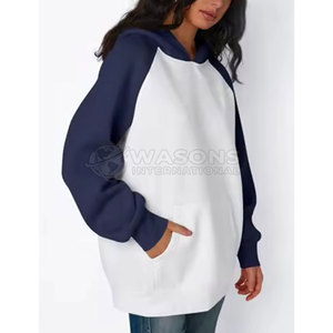 Hoodie oversize simple pour femme, style uni, doux au toucher, pour un usage quotidien - Product Image 3