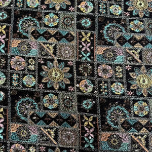 Tissu brodé ethnique - Sacs en gros de matériaux écologiques pour textiles de maison et tentes - Product Image 1