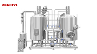 Machinerie de fermentation à haute productivité contrôlée par PLC Hermann 500L pour la production de bière spécialisée dans les restaurants, brasseries et brasseries-restaurantes