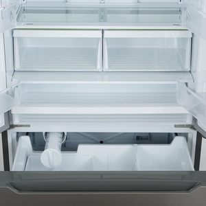 36 pouces 22,5 pieds cubes Réfrigérateur à portes françaises à profondeur réduite, 4 portes, avec poignée encastrée, en acier inoxydable - Product Image 3