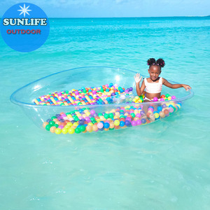 Kayak Transparente en Forma de Corazón para Turistas, con Capacidad de 160L para 2 Personas, para Actividades al Aire Libre - Product Image 3