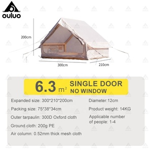 <span class=keywords><strong>Tente</strong></span> gonflable entièrement automatique 6.3 mètres carrés maison Camping Oxford tissu <span class=keywords><strong>tente</strong></span> pneumatique commande minimum - Product Image 5