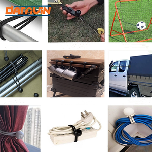 Cuerda Elástica con Bola de Plástico, Cuerda Elástica de Goma Negra para Exteriores, Cuerda Elástica Portátil con Bola para Amarrar - Product Image 6