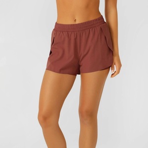 Shorts de détente en coton pour femme, taille haute, coupe décontractée et confortable, vente en gros, vêtements de sport pour femme - Product Image 1