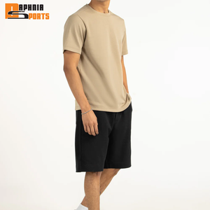 Camisetas Formales e Informales para Hombre, Tallas Grandes, Logotipo Personalizado, Tejido de Punto, 100% Algodón, Alta Calidad, Manga Corta, Cuello Redondo, Color Sólido, 180g, Más Vendidas - Product Image 4