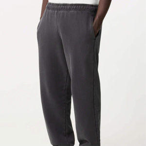 <b>New</b> Design 2026 Custom Manufacture Design Plain Fleece Streetwear Flare Pants Sportswear Terry Cotton Pants For Men Custom logo - Product Image 2