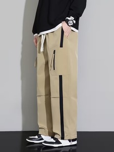 <b>Men's</b> Fashion Cargo <b>Overalls</b> Relaxed Fit Breathable Polyester/Cotton Side Pockets Casual Streetwear Everyday Comfort Summer - Product Image 2