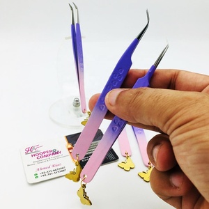 Pinzas para extensión de pestañas, pinzas para extensiones de pestañas, pinzas para pestañas de visón con abalorio de mariposa sostenible de acero inoxidable - Product Image 5