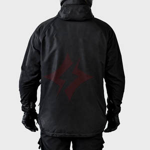 Sudadera con Capucha para Motocicleta de Una Sola Capa Personalizada para Hombre, Armadura CE, Protectores Extraíbles, Poliéster Grueso Transpirable, para Todas las Estaciones, Invierno - Product Image 3