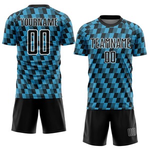 soccer uniform jersey shorts set <b>men</b> quick dry breathable football team sportswear training wear premium - Product Image 1