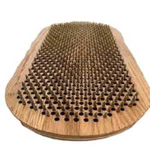 Tabla Sadhu Rectangular Tallada en Madera de Nogal, Ecológica, Pulida, para Meditación, Acupuntura y Masaje de Pies, Regalo para el Hogar - Product Image 2