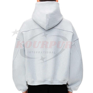 Sudadera con capucha corta de alta calidad, moderna y elegante, en diferentes colores. Sudadera muy recomendada a precio de mayoreo. - Product Image 5