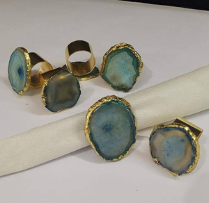 แหวนรองผ้าเช็ดปากเรซิ่นอีพ็อกซี่ ลายดอกไม้ แหวนโลหะใส งานฝีมือ แหวนรองผ้าเช็ดปากเรซิ่นทรงกลม ขายดีที่สุด - Product Image 4