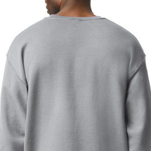 เสื้อสเวตเชิ้ตคอกลมผู้ชาย สีเทา สปอร์ต ผ้าฝ้ายพรีเมียม แขนยาว สวมใส่สบาย นุ่ม  ไม่มีลาย  สามารถสั่งทำได้ - Product Image 5