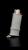 Étui à briquet personnalisé Vvs Moissanite Hip Hop Iced Out Étui à briquet torche 3D en argent 925 avec diamant Moissanite Bijoux pour hommes et femmes