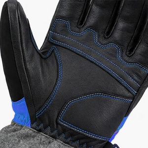 Blue <b>Men</b> Ski <b>Gloves</b> Best Designed <b>Men</b> Ski <b>Gloves</b> <b>Waterproof</b> Ski Winter Cheap Price Winter Breathable Full Finger Ski <b>Gloves</b> - Product Image 3