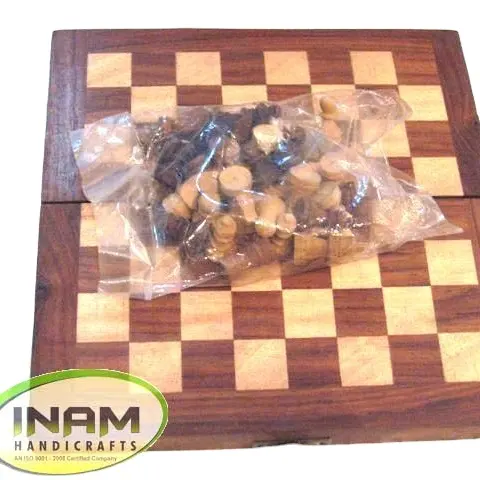 Extreme Qualität Antike dekorative Holz Schachspiel Frische Ankunft