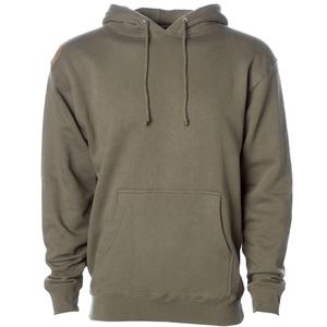 Sudaderas con capucha personalizadas para hombre estilo Hip Hop de manga larga con bordado y estampado de hojaldre sudaderas de cuello redondo de talla grande para invierno - Product Image 1