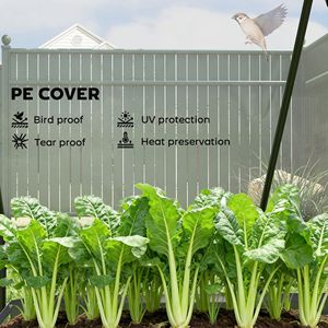 Jardinera Elevada Galvanizada Ecológica de 4 x 3 x 3 pies con Mini Invernadero y Cubierta Transparente y Gris Oscuro - Product Image 6