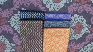 Luxury Eco-Friendly Wrinkle Resistant Medium Weight Brocade Jacquard Silk <b>Fabric</b> for Dresses Evening Gowns Cheongsam Traditional - Product Image 2