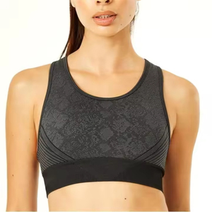 Soutien-gorge de sport côtelé sans couture de haute qualité pour femme, léger, respirant, pour la gym et le fitness, avec impression push-up - Product Image 5