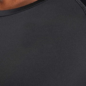 Camiseta Deportiva OEM para Hombre, Marca Privada, Ropa Deportiva para Gimnasio, Corte Regular, Diseño Elástico de Punto, Transpirable, Secado Rápido, Algodón/Bambú - Product Image 4