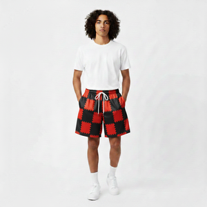 Custom Workout Men High Quality Full Print Elastic Waist Sublimation Baseball Lightweight Mesh Shorts Double <b>Layer</b> - Product Image 5