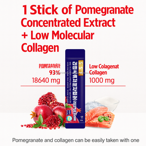 Korea OEM Beauty Fish <b>Collagen</b> Pomegranate Gluta Jelly Gummy Stick - Product Image 5