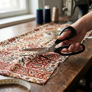 Ciseaux de couture de 9,5 pouces à prix de gros, fabriqués à Taïwan, outil d'atelier de confection - Product Image 1