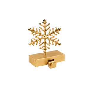 Soporte de Lujo para Calcetines Navideños con Diseño de Reno en Metal Plateado, Gancho Antideslizante de Aleación de Zinc para Chimenea, Resistente, Venta al Por Mayor - Product Image 6