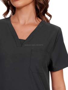 Conjunto de Uniforme Médico para Hombre, Ropa de Trabajo Elástica, Tela Oxford, Color y Logotipo Personalizables - Product Image 6