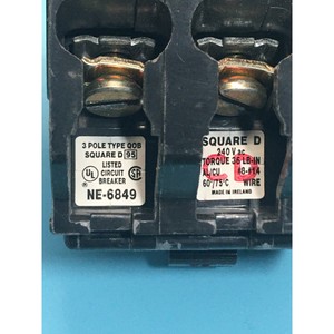 Interruptor de Circuito de 3 Polos SQUARE D QOB, NE-6849, 171462 - Equipo y Piezas de Semiconductores de Confianza de Global Legacy - Product Image 3