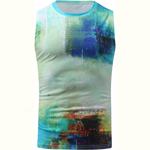 เสื้อกล้ามออกกำลังกายสำหรับผู้ชาย เหมาะสำหรับยิม วิ่ง เทรนนิ่ง และโยคะ - ผลิตจากผ้าฝ้าย/ใยไผ่ ระบายอากาศได้ดี ชุดกีฬาที่จำเป็น - Product Image 2