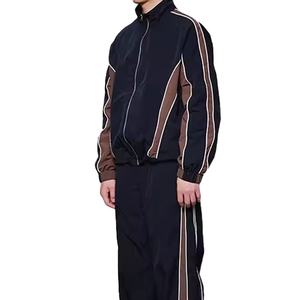 ชุดวอร์มกันลมผ้าฝ้าย 100% คุณภาพระดับโปร แห้งเร็ว ซับในขนแกะ รุ่น Plain Blank Winter 2026 - Product Image 1