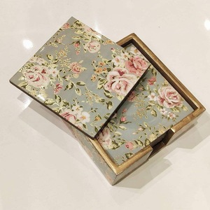 Posavasos Redondos de MDF Impresos de ILAHI al por Mayor, 3 mm de Grosor, Diseño Clásico Ecológico, Personalizable, Accesorio Protector para Mesa - Product Image 2