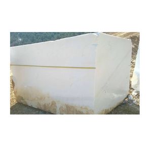 High on Demand Natural Stone Pure White <b>Marble</b> Block Modern Polished Villa Use Wholesale in Bulk Ready to Export - Product Image 1